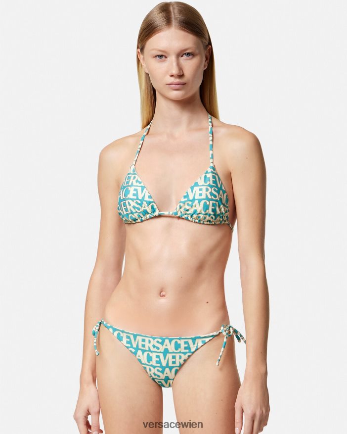 drucken Allover-Bikinioberteil Versace Frauen Unterwäsche und Strandbekleidung 8N4XJD1127