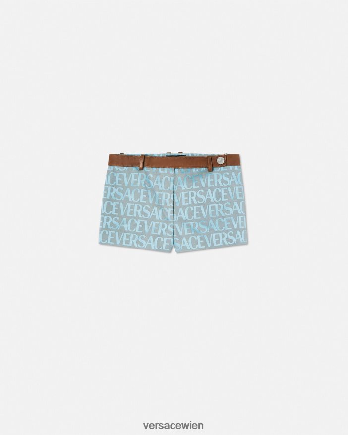 drucken Allover-Shorts Versace Frauen Kleidung 8N4XJD194