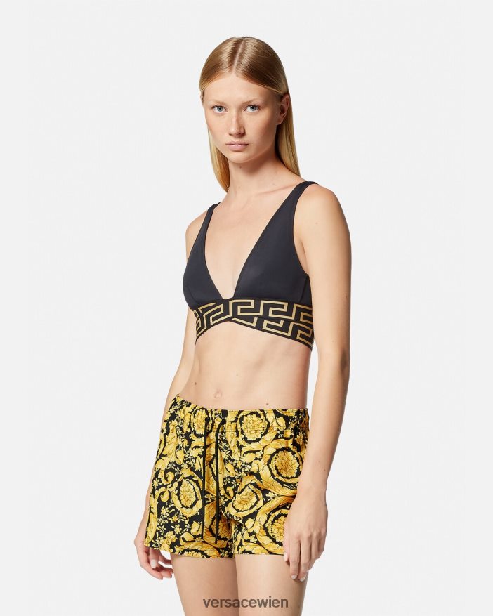 drucken Badeshorts im Barocco-Stil Versace Frauen Unterwäsche und Strandbekleidung 8N4XJD1140