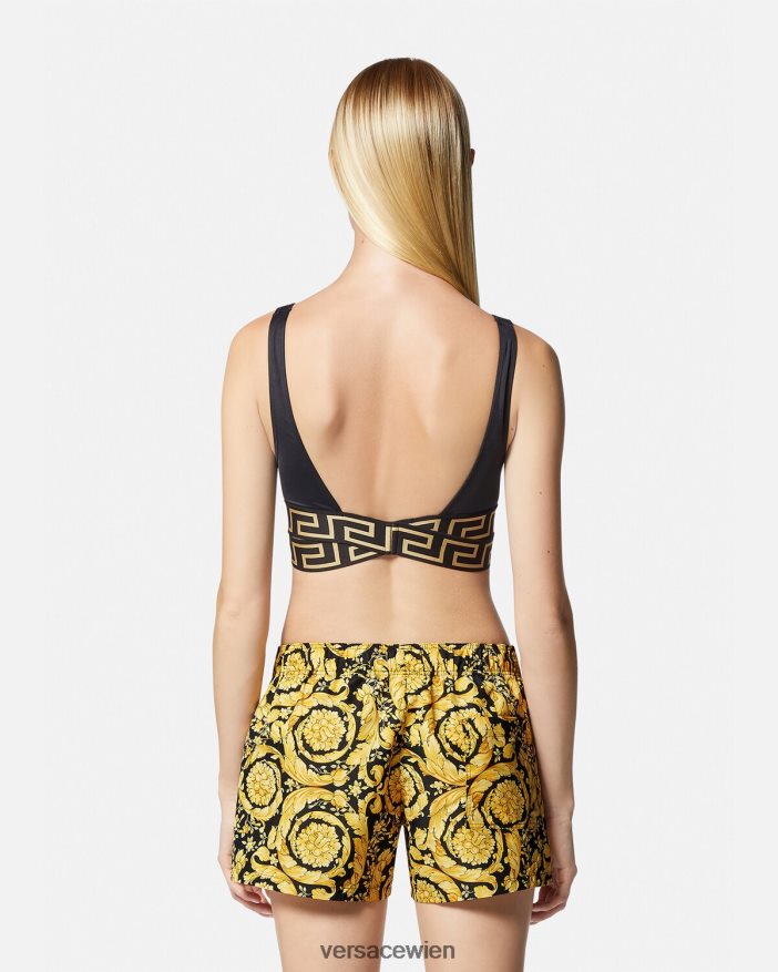 drucken Badeshorts im Barocco-Stil Versace Frauen Unterwäsche und Strandbekleidung 8N4XJD1140