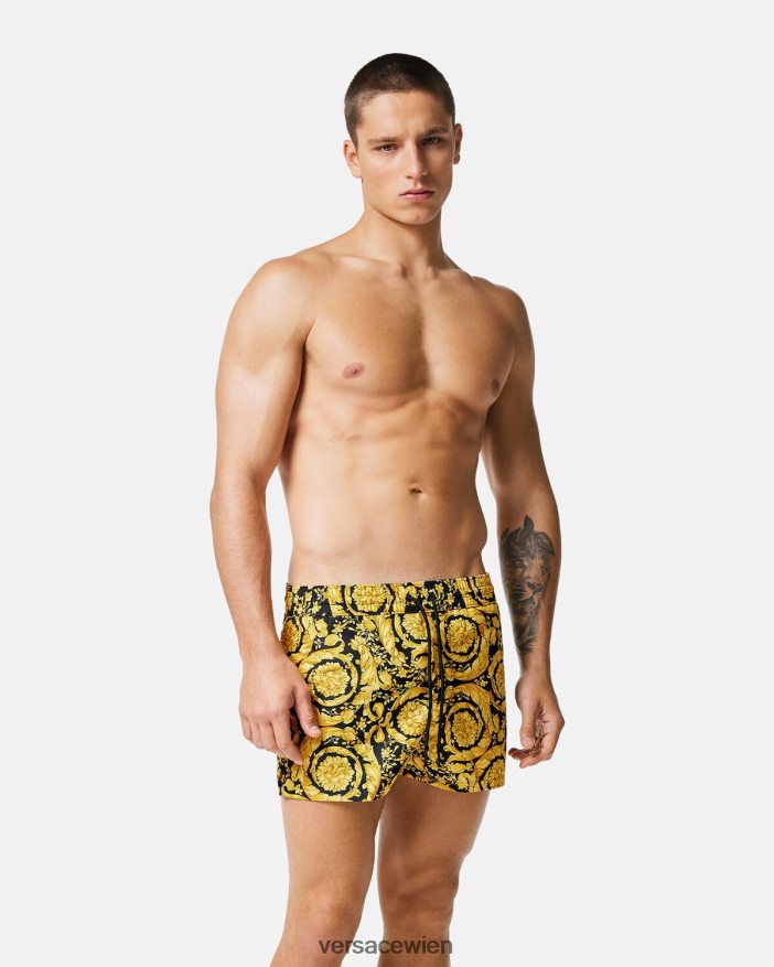 drucken Badeshorts im Barocco-Stil Versace Männer Unterwäsche und Strandbekleidung 8N4XJD1804