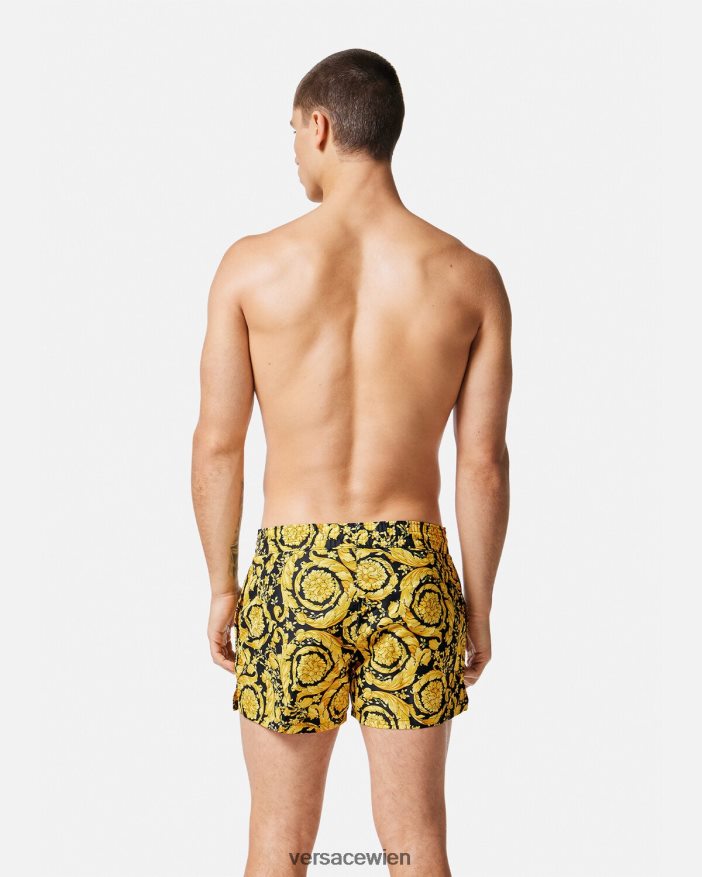 drucken Badeshorts im Barocco-Stil Versace Männer Unterwäsche und Strandbekleidung 8N4XJD1804