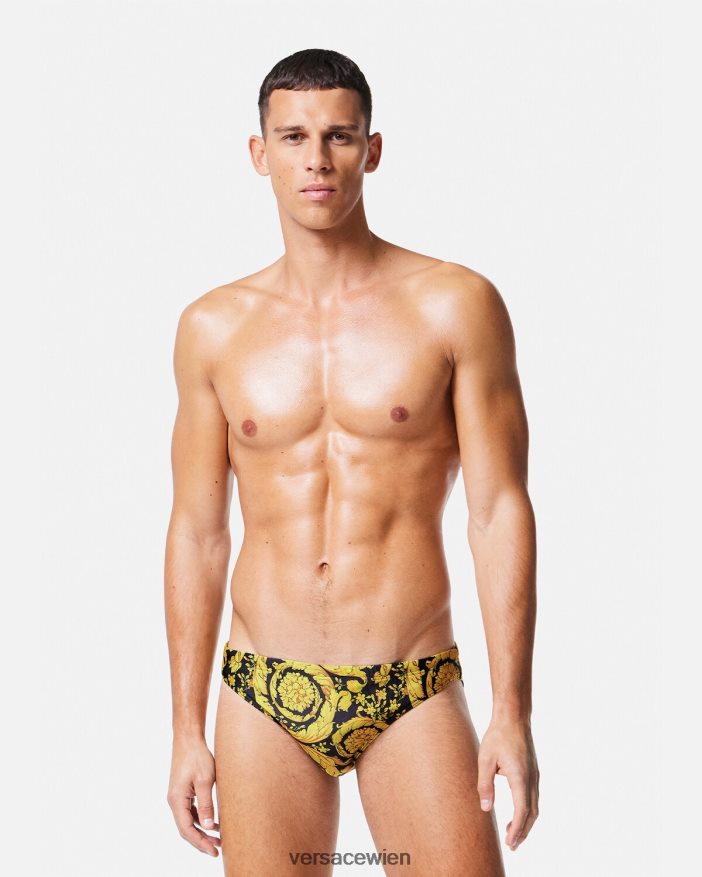 drucken Badeshorts im Barocco-Stil Versace Männer Unterwäsche und Strandbekleidung 8N4XJD1805