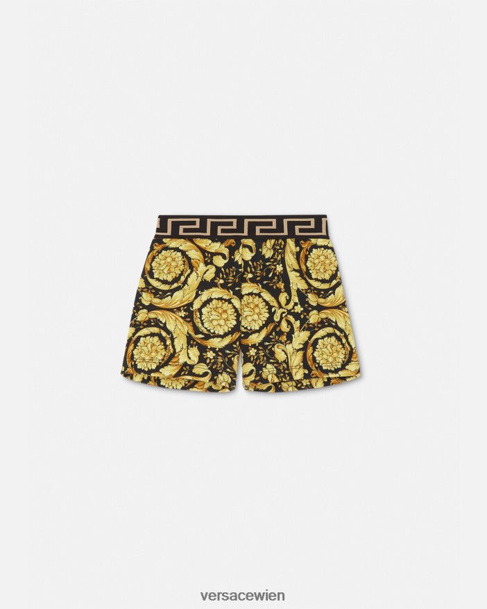 drucken Barocco-Babyshorts Versace Kinder Kleidung 8N4XJD1887