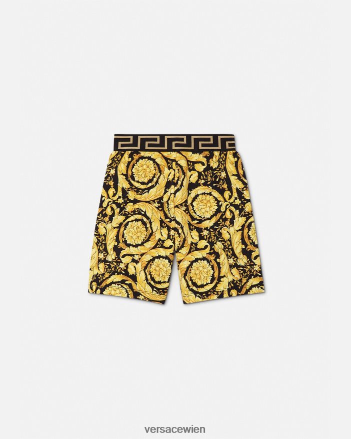 drucken Barocco-Shorts Versace Kinder Kleidung 8N4XJD1956