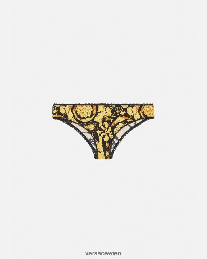 drucken Barocco-Slip Versace Frauen Unterwäsche und Strandbekleidung 8N4XJD1072