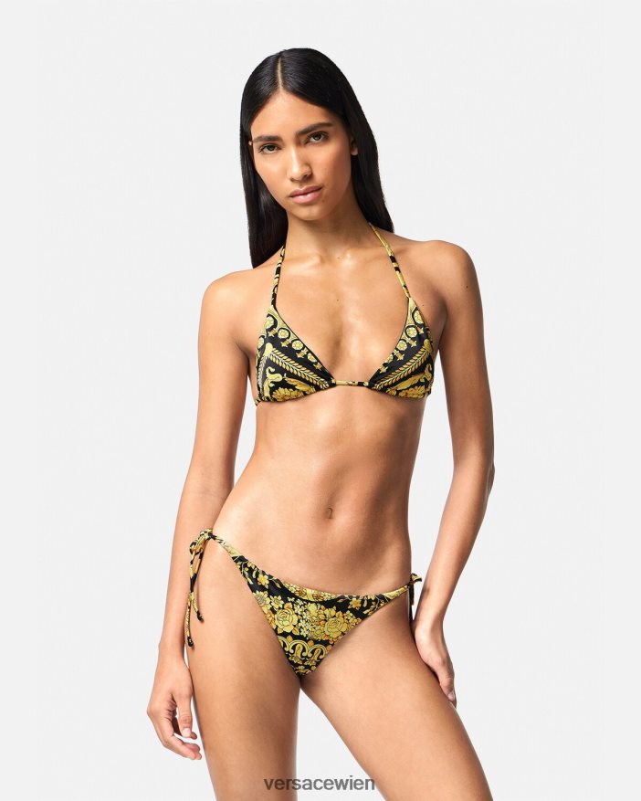 drucken Bikinihose im Barocco-Stil Versace Frauen Unterwäsche und Strandbekleidung 8N4XJD1141