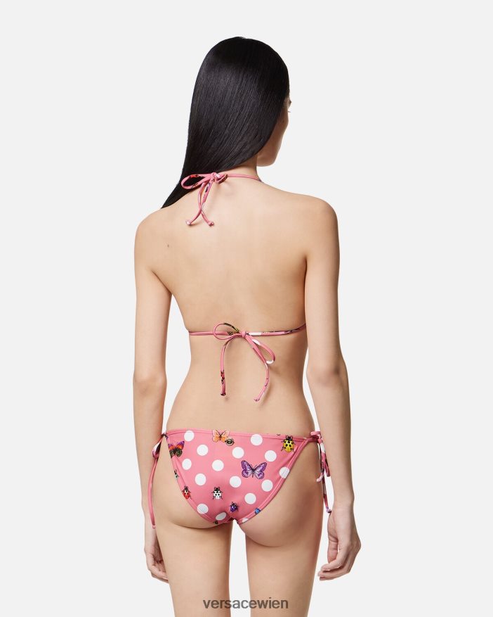 drucken Bikinihose mit Schmetterlingen Versace Frauen Unterwäsche und Strandbekleidung 8N4XJD1133