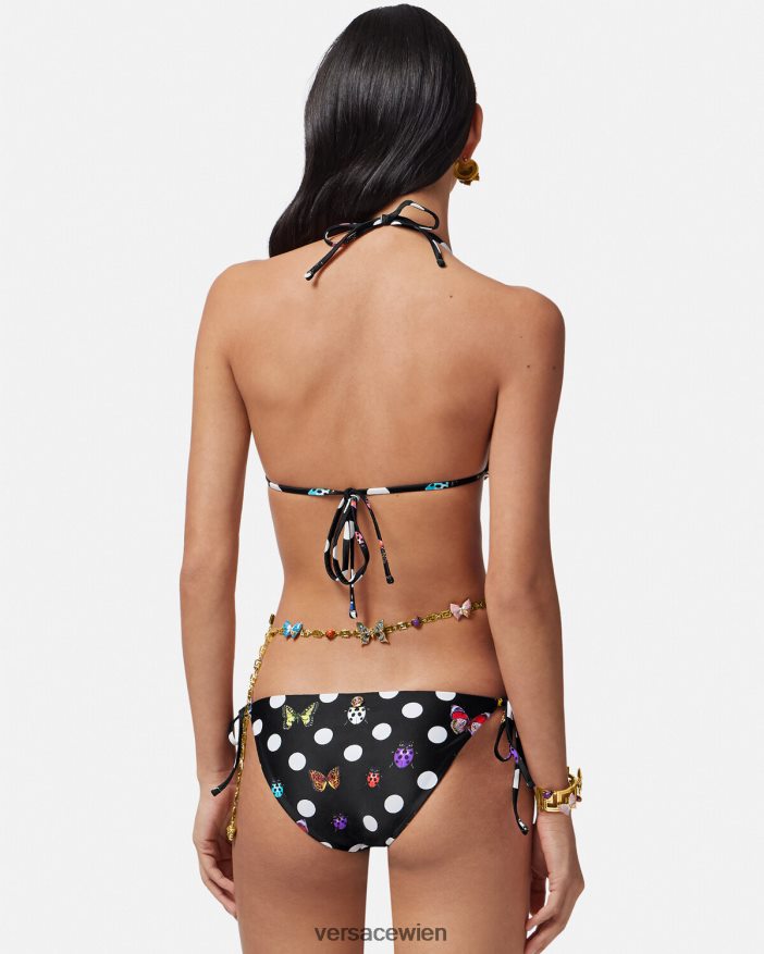 drucken Bikinioberteil mit Schmetterlingen Versace Frauen Unterwäsche und Strandbekleidung 8N4XJD1114