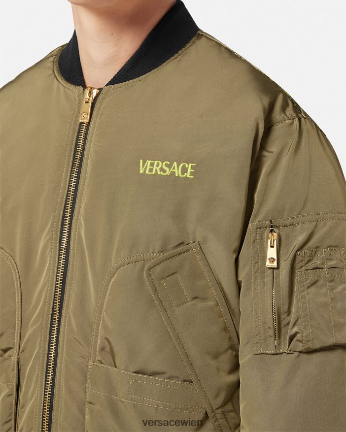 drucken Bomberjacke von Le Maschere Versace Männer Kleidung 8N4XJD1232