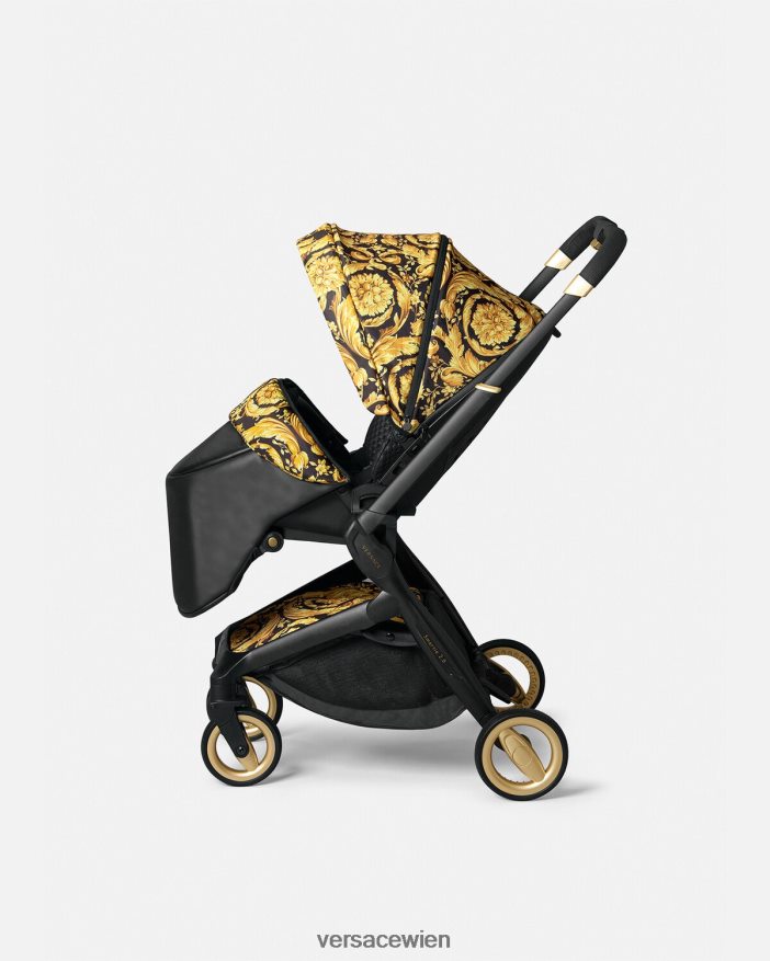 drucken Fußabdeckung für Kinderwagen Versace Kinder Zubehör 8N4XJD1839