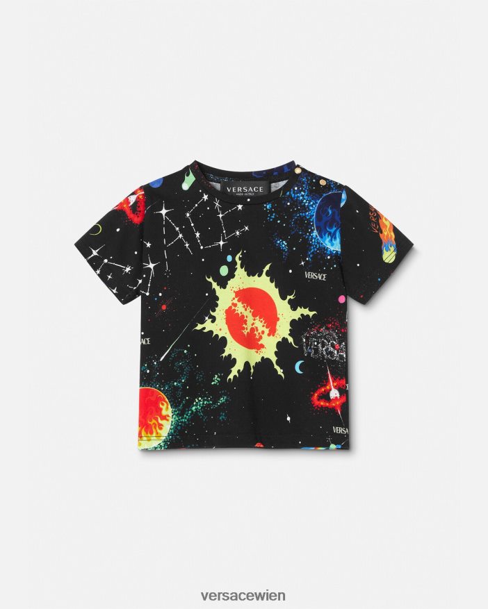 drucken Galaxie-Baby-T-Shirt Versace Kinder Kleidung 8N4XJD1882