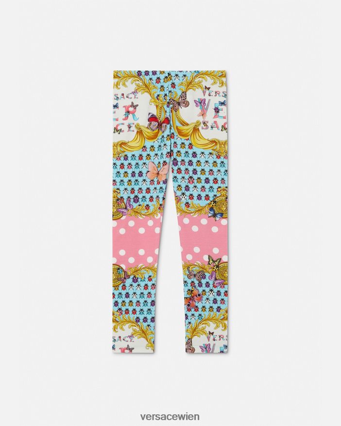 drucken Leggings mit Schmetterlingen Versace Kinder Kleidung 8N4XJD1942