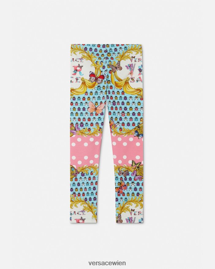 drucken Leggings mit Schmetterlingen Versace Kinder Kleidung 8N4XJD1942