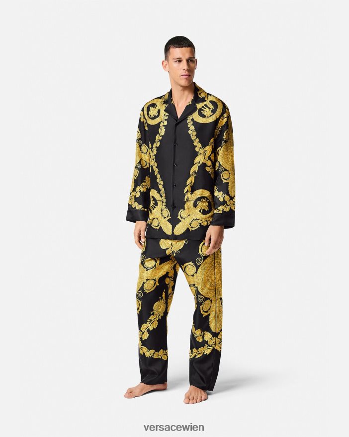 drucken Maschera Barock-Pyjama-Oberteil Versace Männer Unterwäsche und Strandbekleidung 8N4XJD1741