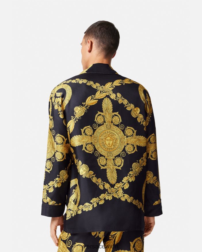 drucken Maschera Barock-Pyjama-Oberteil Versace Männer Unterwäsche und Strandbekleidung 8N4XJD1741