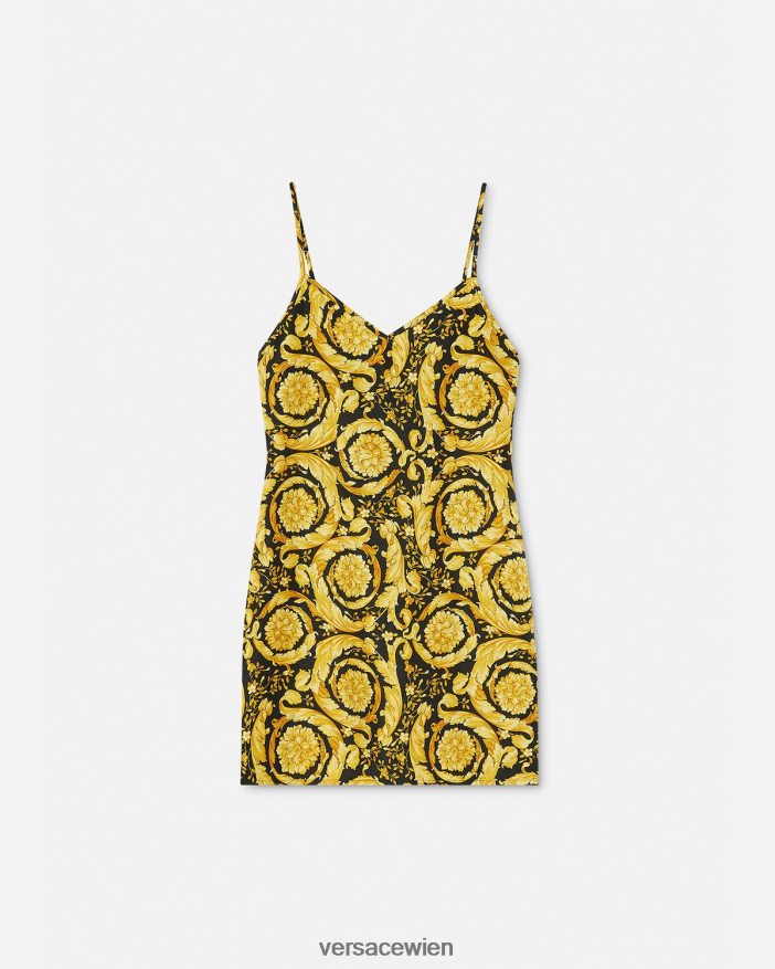 drucken Pyjama-Slip aus Barocco-Seide Versace Frauen Unterwäsche und Strandbekleidung 8N4XJD1029