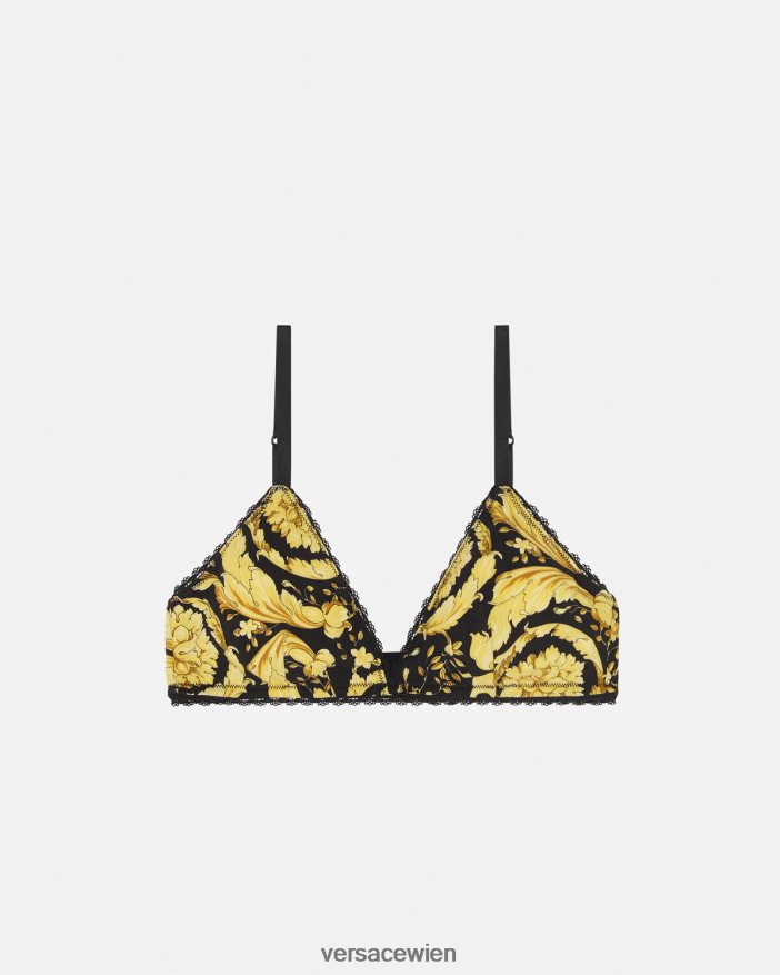 drucken Triangel-Bralette im Barocco-Stil Versace Frauen Unterwäsche und Strandbekleidung 8N4XJD1034