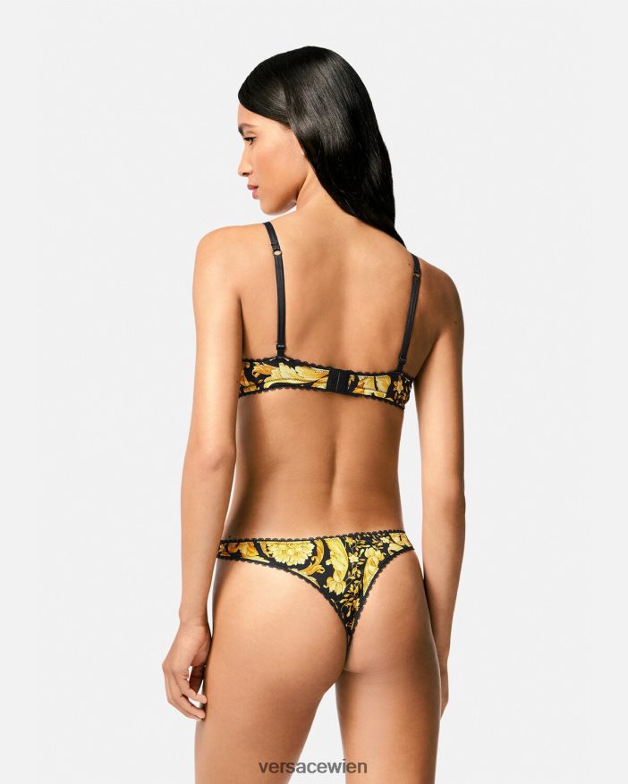 drucken Triangel-Bralette im Barocco-Stil Versace Frauen Unterwäsche und Strandbekleidung 8N4XJD1034