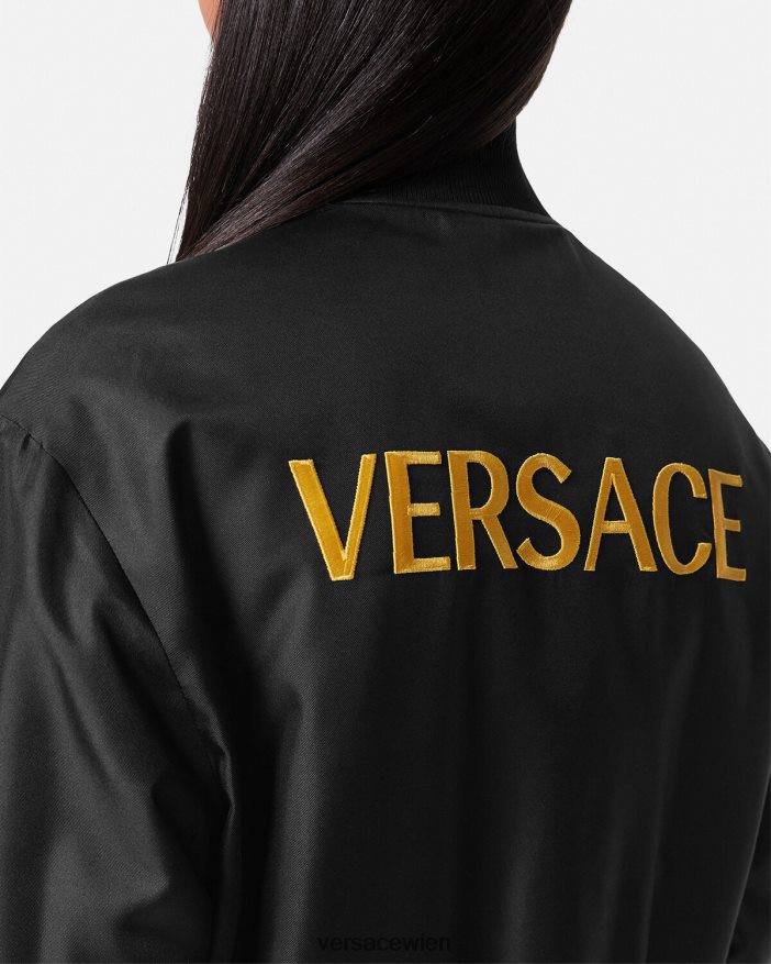 drucken Wende-Bomberjacke im Barocco-Stil Versace Frauen Kleidung 8N4XJD88