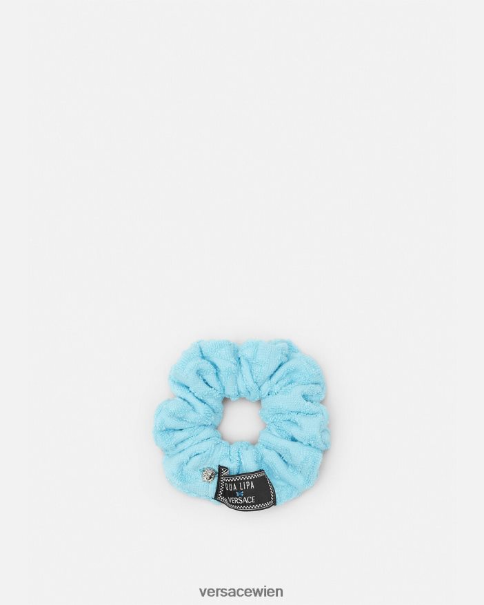 hellblau Allover-Handtuch-Scrunchie Versace Frauen Zubehör 8N4XJD867