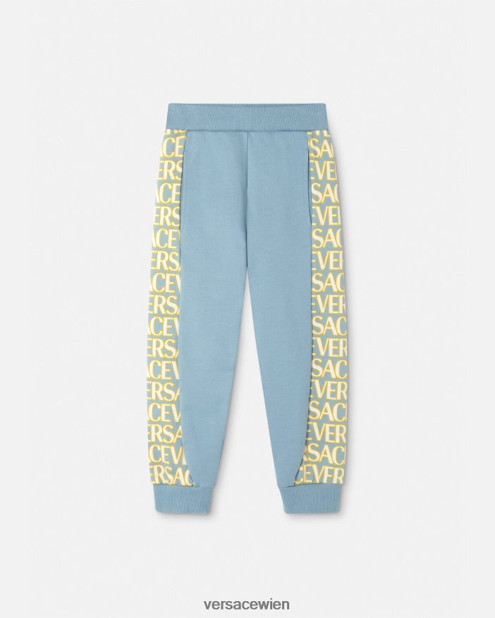 hellblau Allover-Jogginghose Versace Kinder Kleidung 8N4XJD2089