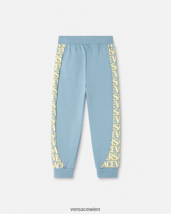 hellblau Allover-Jogginghose Versace Kinder Kleidung 8N4XJD2089