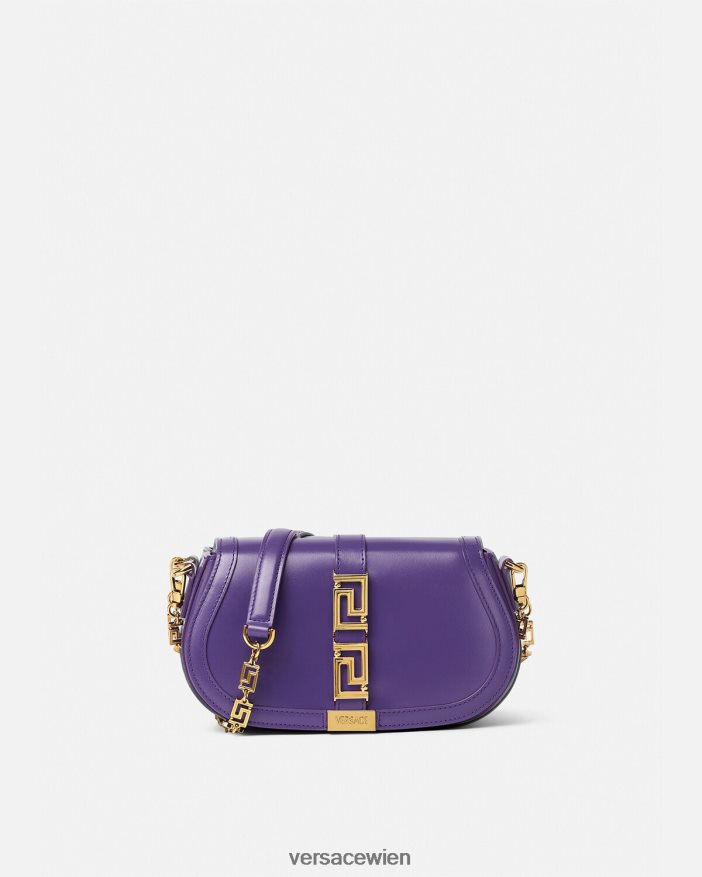 violett Greca-Göttin-Umhängetasche Versace Frauen Taschen 8N4XJD264