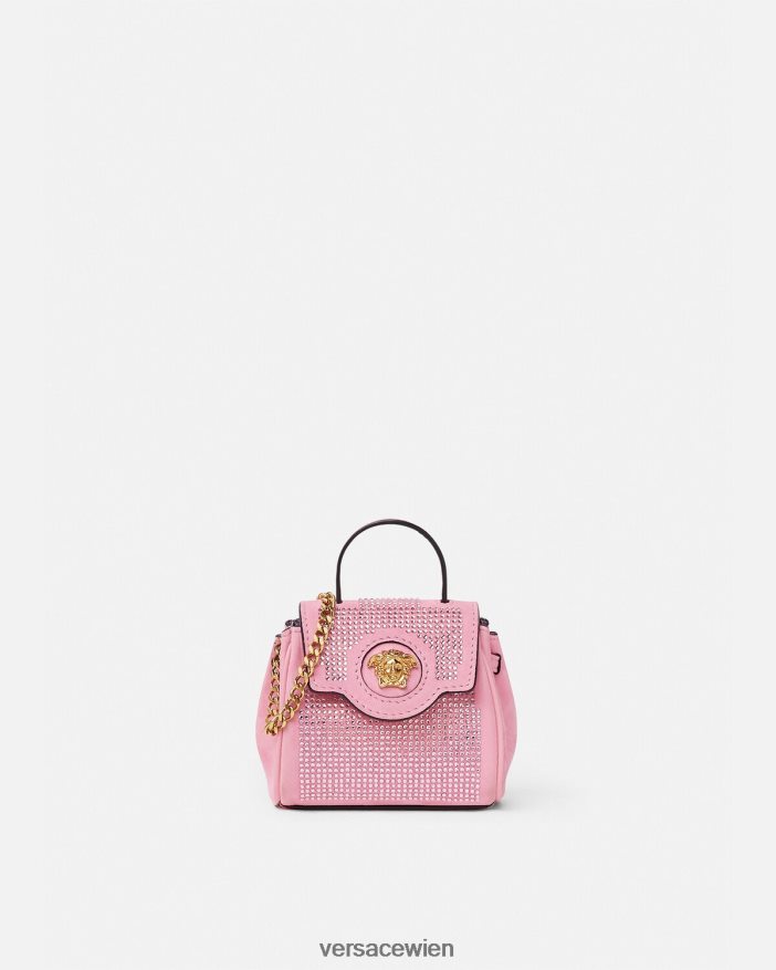 Rosa La Medusa-Mikrotasche mit Nieten Versace Frauen Taschen 8N4XJD328