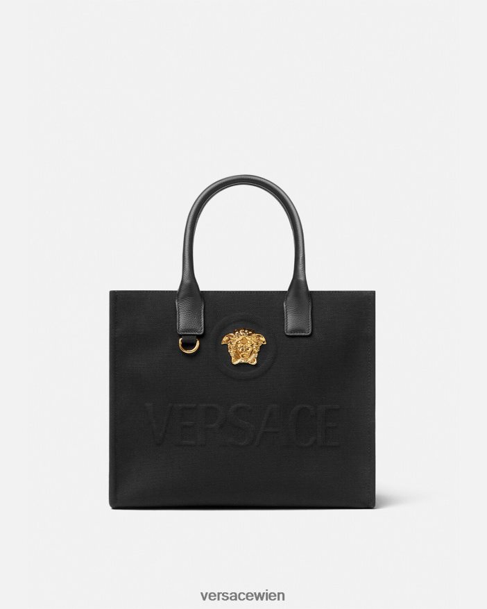 Schwarz Kleine La Medusa-Tragetasche Versace Frauen Taschen 8N4XJD331