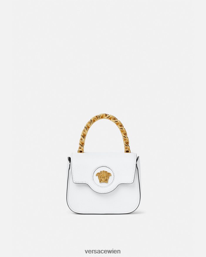 Weiß La Medusa Mini-Tasche Versace Frauen Taschen 8N4XJD312