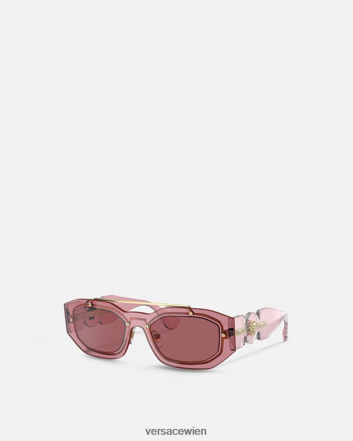 Rosa Medusa Biggie Sonnenbrille Versace Frauen Zubehör 8N4XJD658