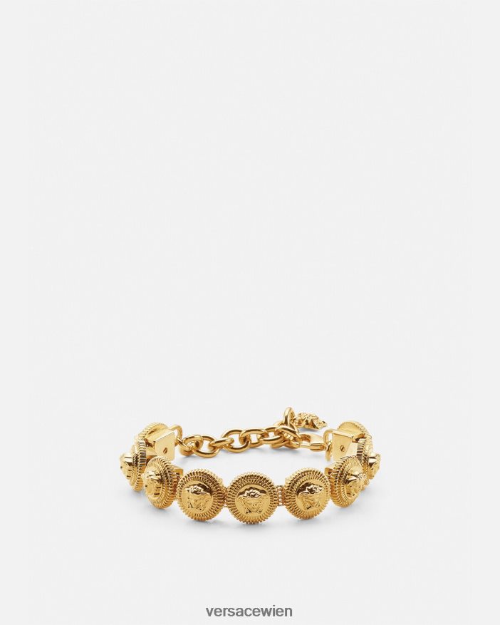 Gold Medusa-Biggie-Armband Versace Frauen Zubehör 8N4XJD846