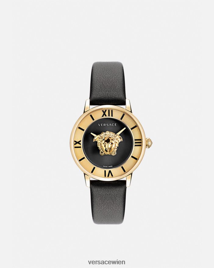 Schwarz La Medusa-Uhr Versace Frauen Zubehör 8N4XJD986