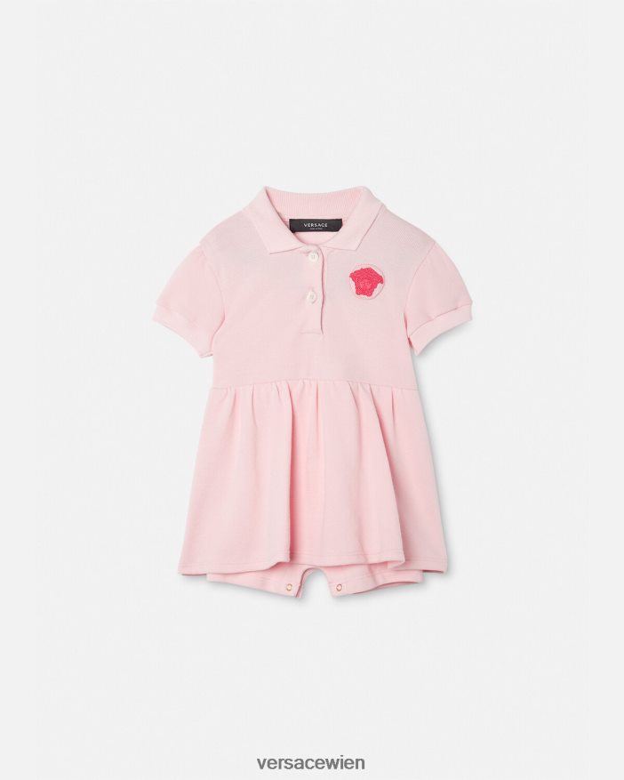 Hell-Pink Medusa-Babykleid Versace Kinder Kleidung 8N4XJD1834