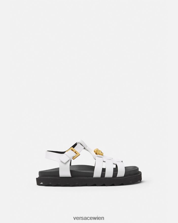 Weiß La Medusa-Sandalen Versace Kinder Schuh 8N4XJD2042