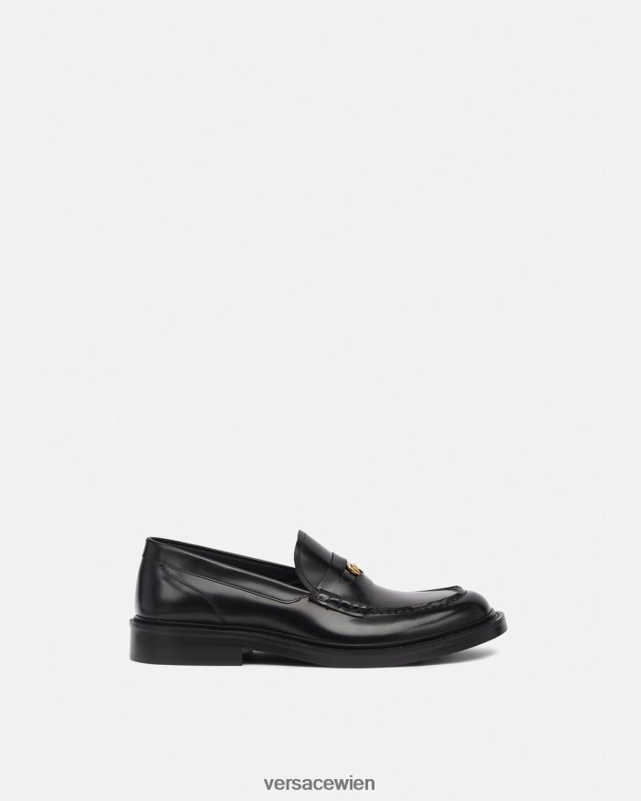 Schwarz Medusa-Loafer Versace Männer Schuh 8N4XJD1570