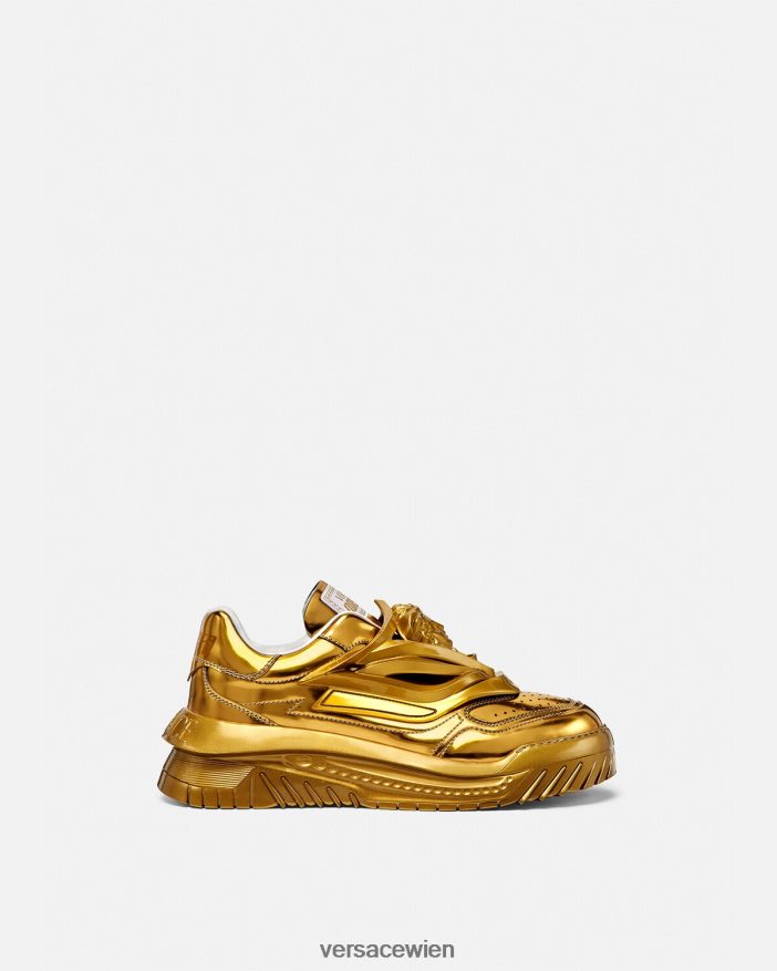 Gold Odissea-Sneaker Versace Männer Schuh 8N4XJD1521