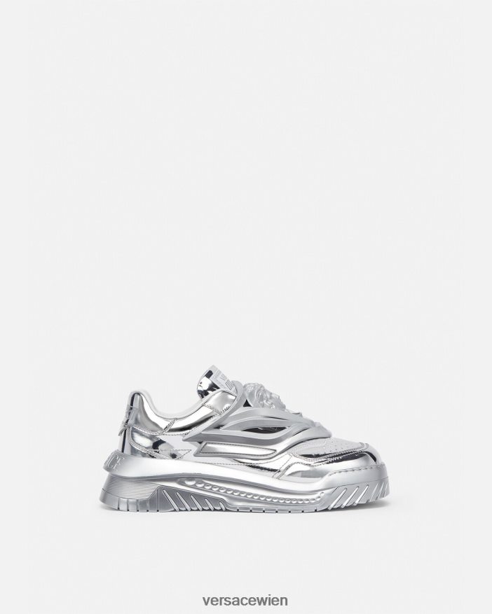 Silber Odissea-Sneaker Versace Männer Schuh 8N4XJD1524