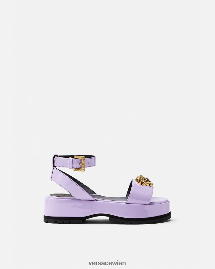 lila La Medusa-Plateausandalen Versace Kinder Schuh 8N4XJD2043