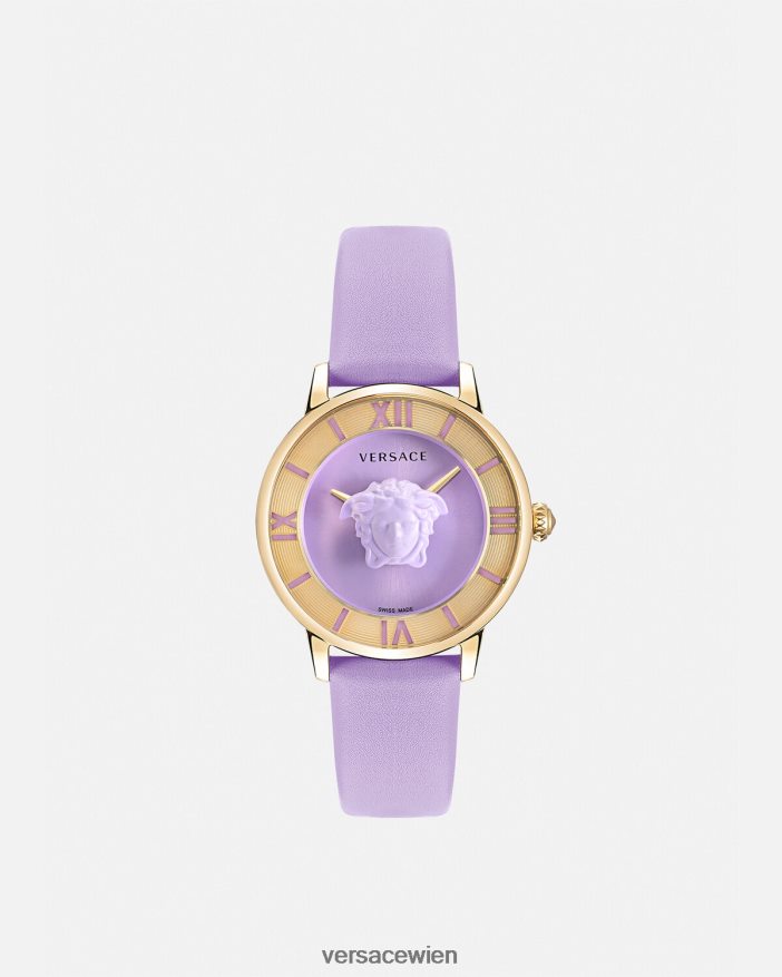 lila La Medusa-Uhr Versace Frauen Zubehör 8N4XJD985