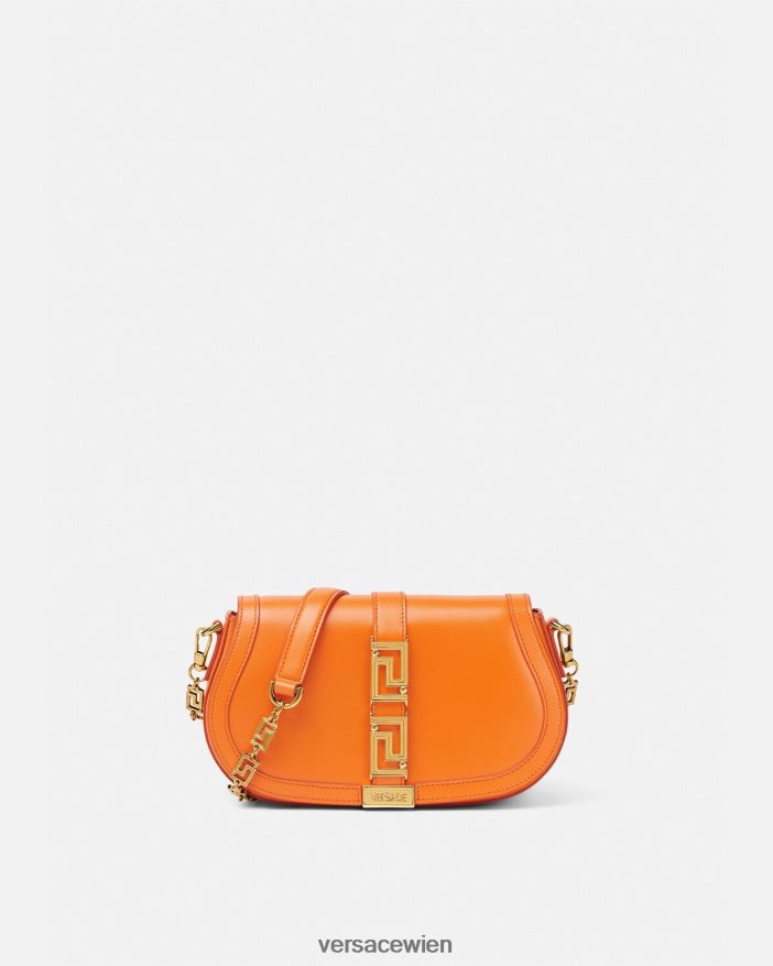 orange Greca-Göttin-Umhängetasche Versace Frauen Taschen 8N4XJD250