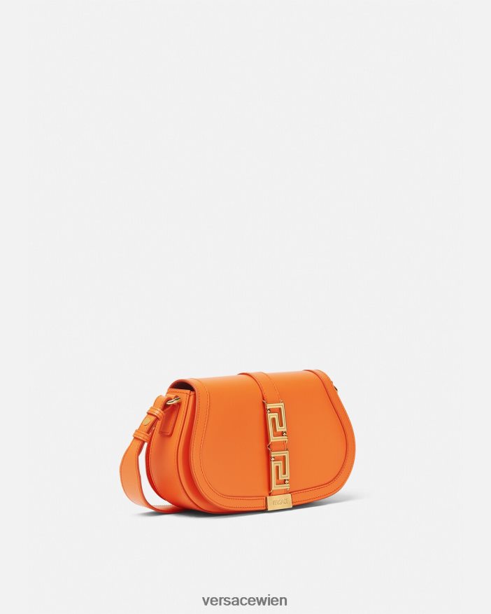 orange Greca-Göttin-Umhängetasche Versace Frauen Taschen 8N4XJD250