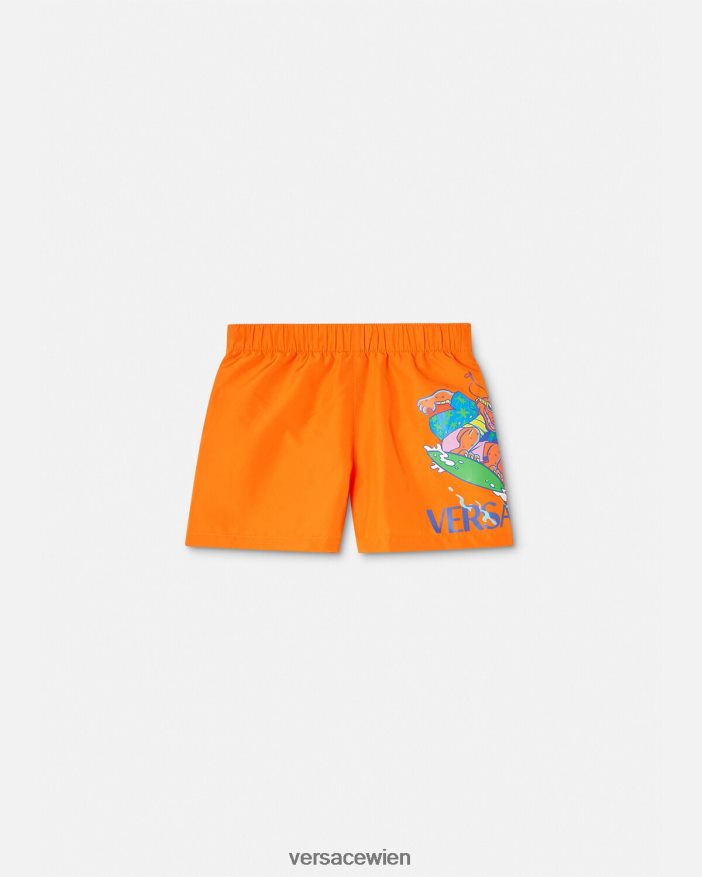 orange Medusa Sunnies Baby-Badeshorts Versace Kinder Kleidung 8N4XJD1928