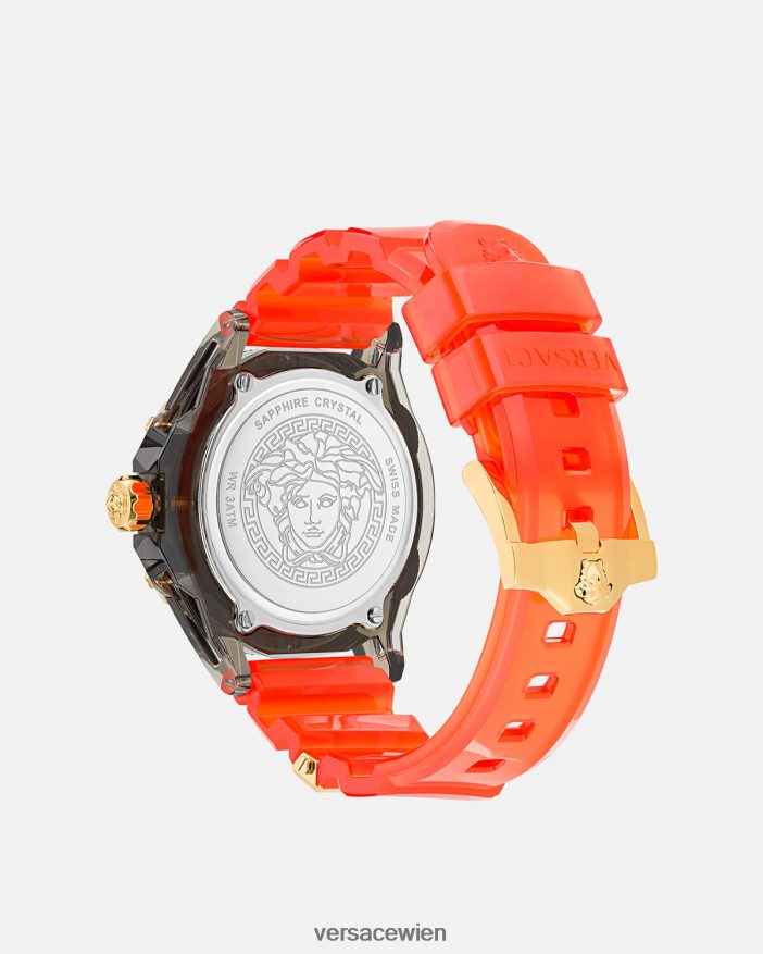 pnul Symbol aktive Indiglo-Uhr Versace Frauen Zubehör 8N4XJD941