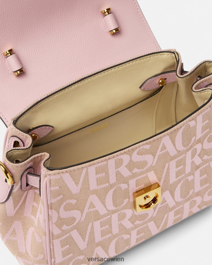 rosa  bedruckt Kleine Handtasche „Allover La Medusa“ Versace Frauen Taschen 8N4XJD326