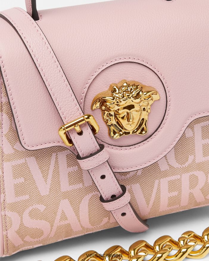 rosa  bedruckt Kleine Handtasche „Allover La Medusa“ Versace Frauen Taschen 8N4XJD326