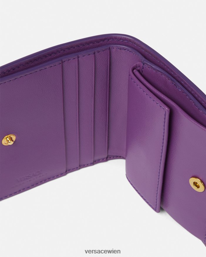 violett Bifold-Geldbörse mit Greca-Göttin-Motiv Versace Frauen Zubehör 8N4XJD578