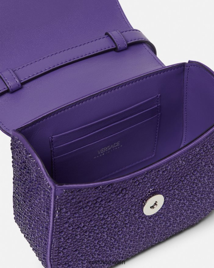 violett Crystal La Medusa Mini-Tasche Versace Frauen Taschen 8N4XJD360