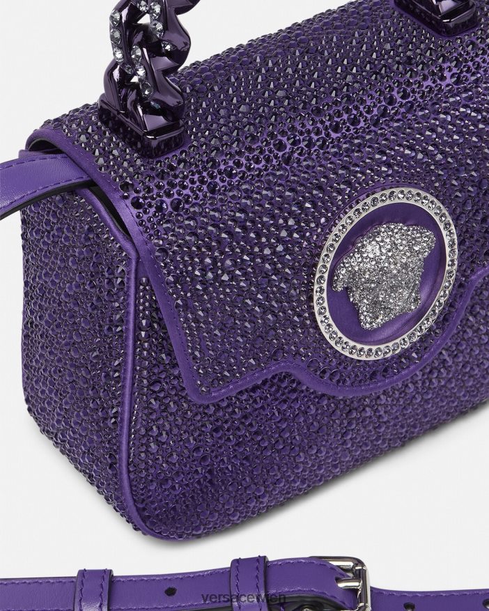 violett Crystal La Medusa Mini-Tasche Versace Frauen Taschen 8N4XJD360